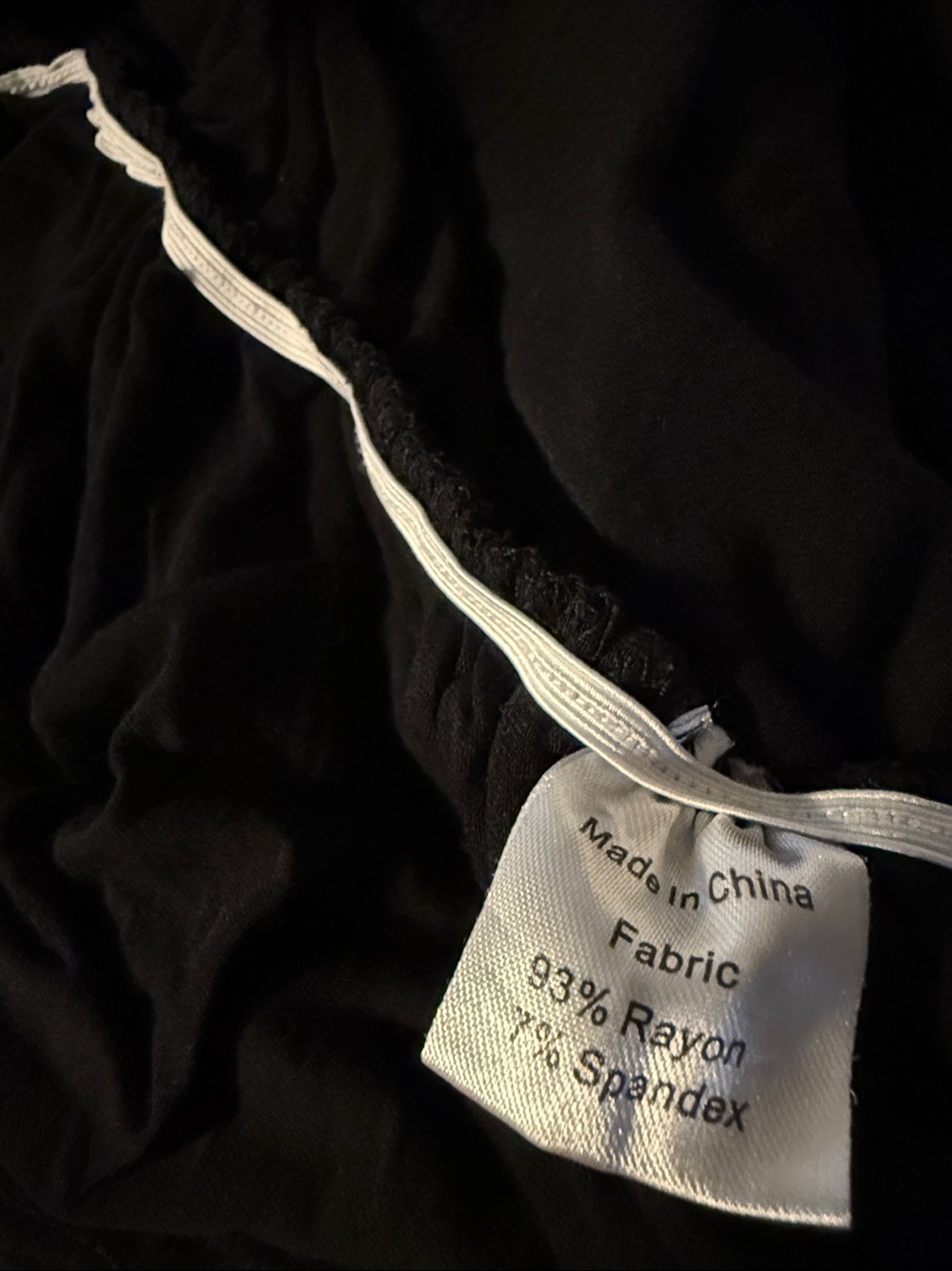Women’s Black Short-Sleeve Scoop Neck Top - Picture 7 of 7